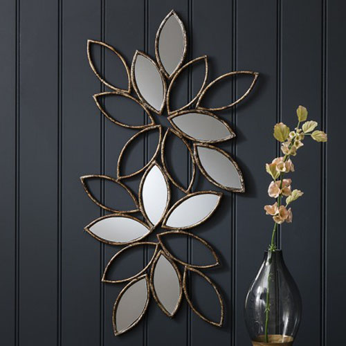 آینه سفید با طرح باران